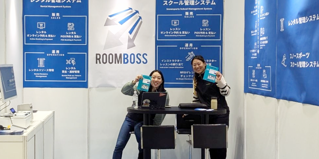 ROOMBOSS booth at Japan Snow Expo 2025